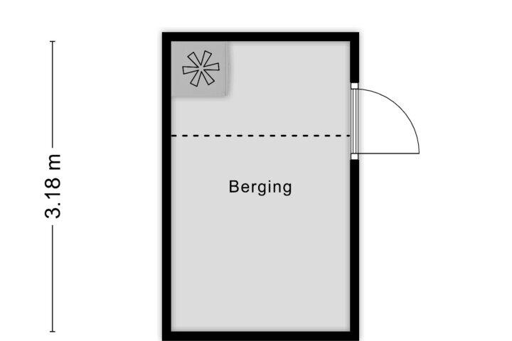 Plattegrond – Florijnstraat 14, Nijmegen