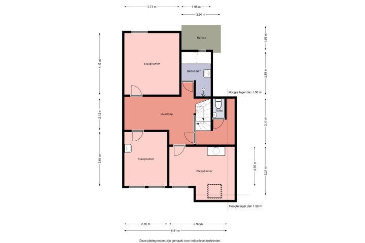 Plattegrond – Fluessen 55, Drachten