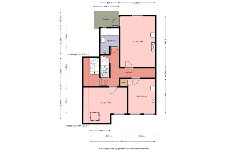 Plattegrond – Fluessen 55, Drachten