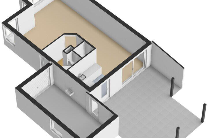 Plattegrond – F.L. Wrightstraat 27, Landgraaf