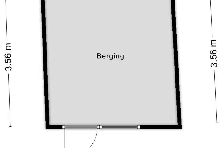 Plattegrond – Fortuinstraat 14, Roosendaal