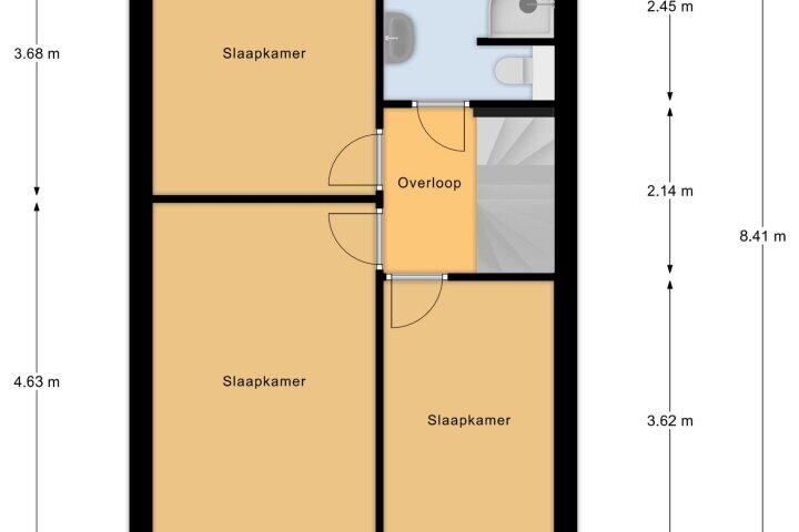 Plattegrond – Fossielenerf 122, Heerlen