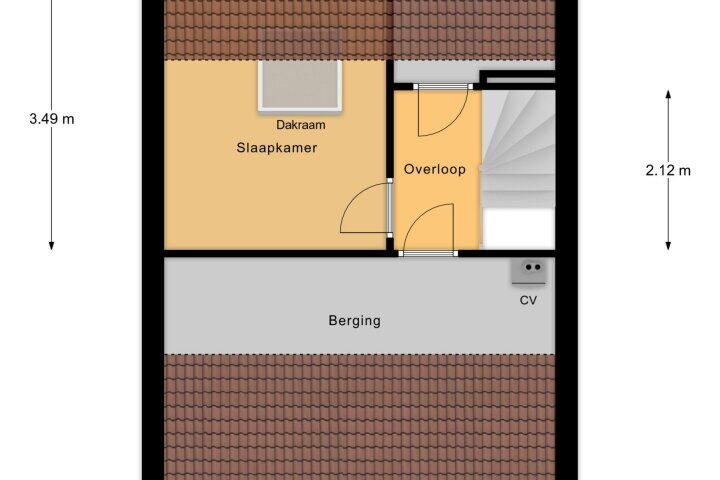 Plattegrond – Fossielenerf 122, Heerlen