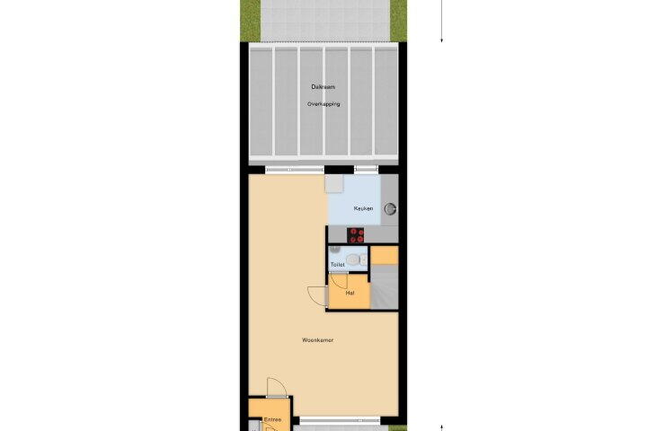 Plattegrond – Fossielenerf 122, Heerlen