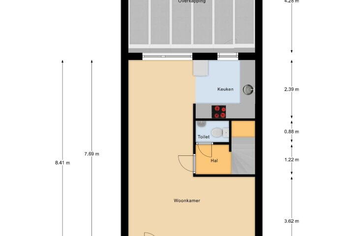 Plattegrond – Fossielenerf 122, Heerlen