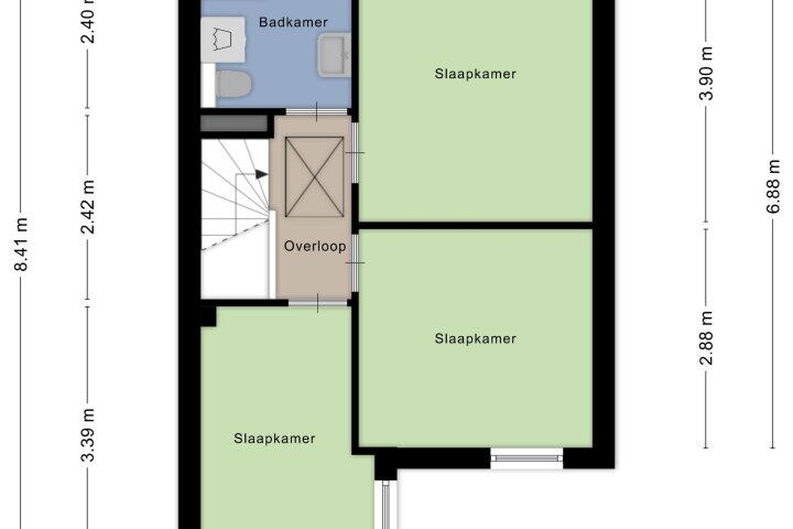 Plattegrond – Fossielenerf 540, Heerlen