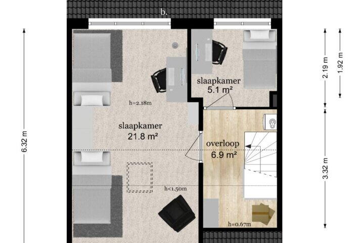 Plattegrond – Frankenplantsoen 11, Wijk bij Duurstede