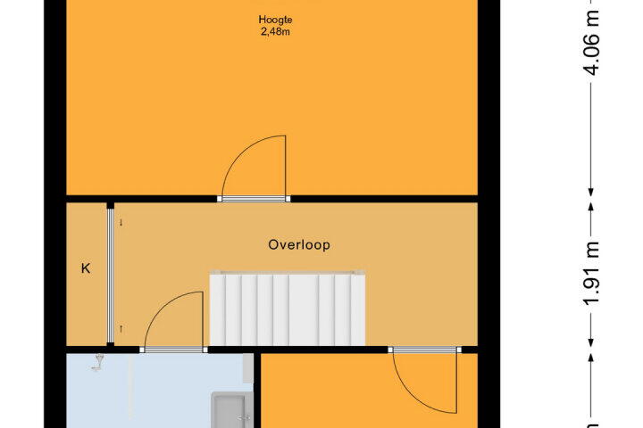 Plattegrond – Frans Duwaerstraat 33, Almere