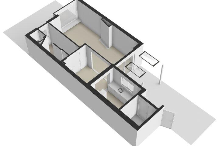 Plattegrond – Frans Halslaan 34, Amstelveen