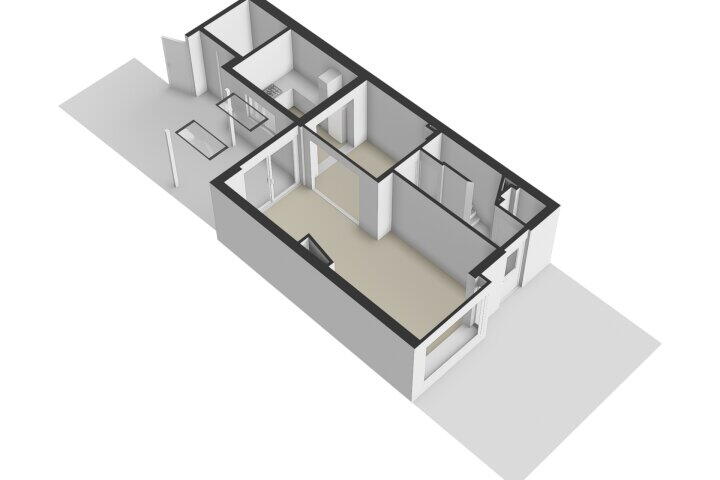 Plattegrond – Frans Halslaan 34, Amstelveen
