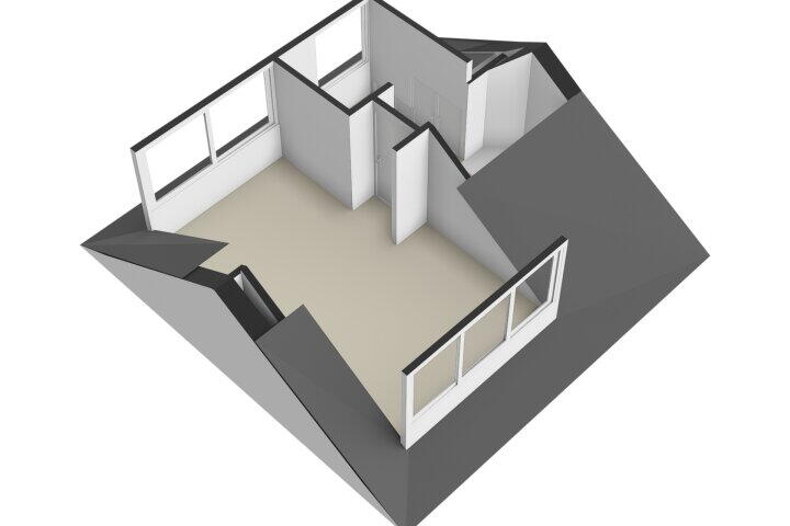 Plattegrond – Frans Halslaan 34, Amstelveen