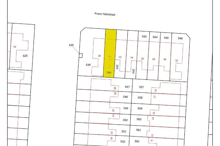 Plattegrond – Frans Halsstraat 20, Heerhugowaard