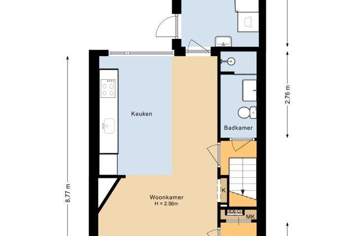 Plattegrond – Frans Halsstraat 20, Heerhugowaard