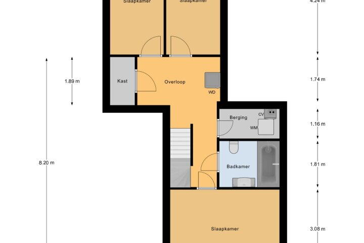 Plattegrond – Frederika-Gracht 5, Kerkrade