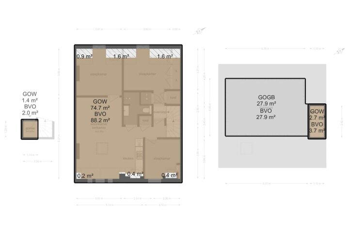 Plattegrond – Frederik Hendrikplantsoen 102 4, Amsterdam