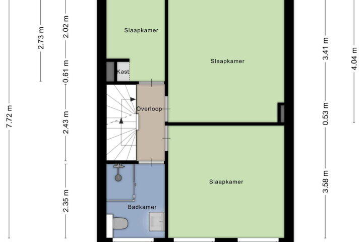 Plattegrond – Frederik van Eedenstraat 11, Arnhem