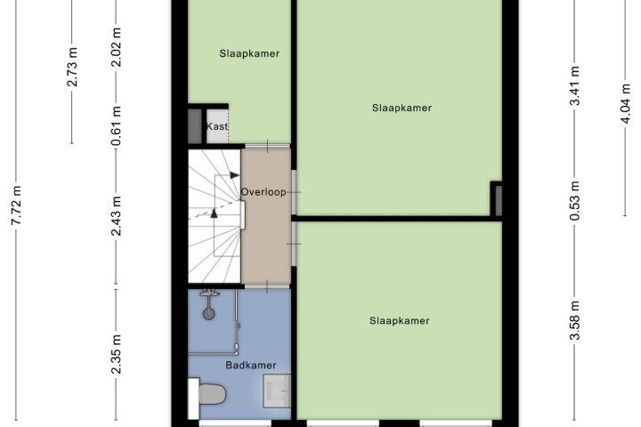 Plattegrond – Frederik van Eedenstraat 11, Arnhem