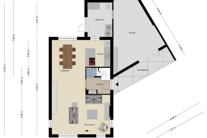 Plan – Freesiaberg 28, Roosendaal