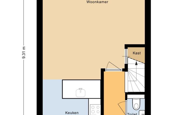 Plattegrond – Frida Katzland 42, Heerhugowaard
