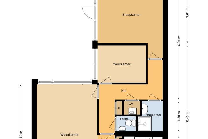 Plattegrond – Gabriëlstraat 17, Ursem