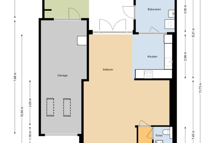 Plattegrond – Gabriëlstraat 56, Ursem (Gem. Koggenland)