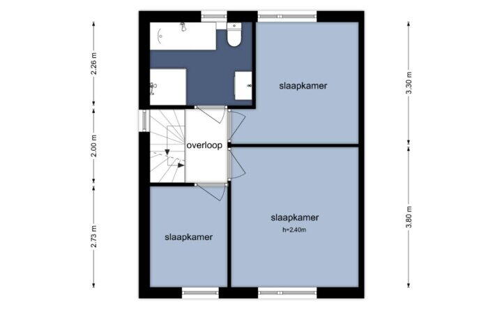 Plattegrond – Gaffeldreef 25, Doetinchem