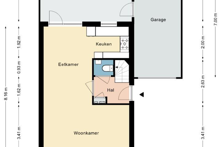 Plattegrond – Gaffelhof 19, Heerlen