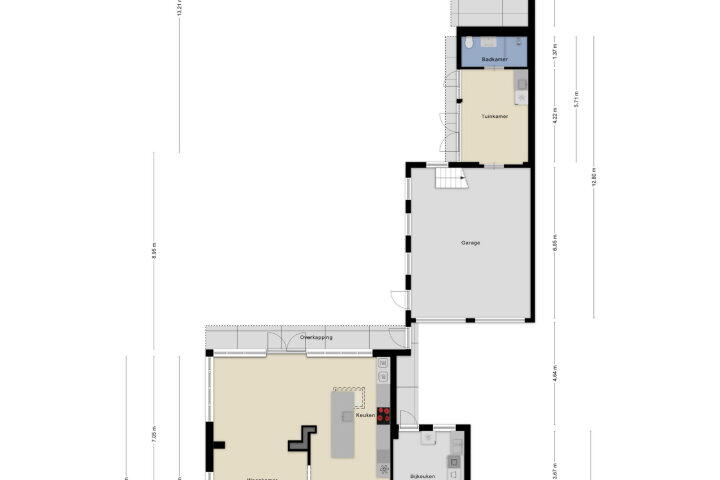 Plattegrond – Gaffelstraat 6, Bergharen