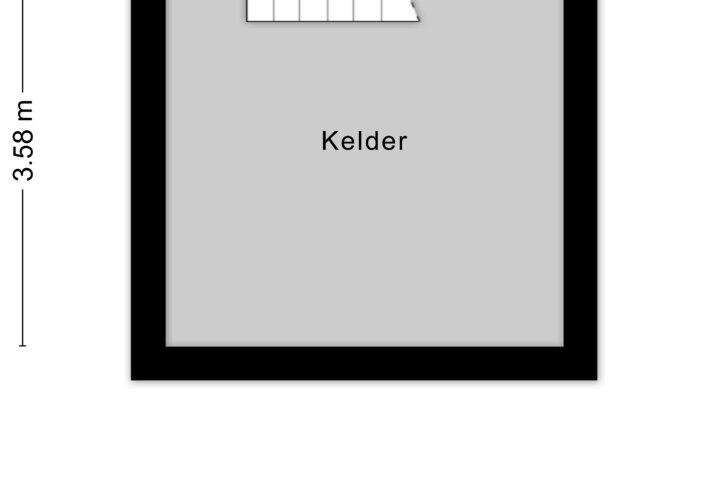 Plattegrond – Gaffelstraat 6, Bergharen
