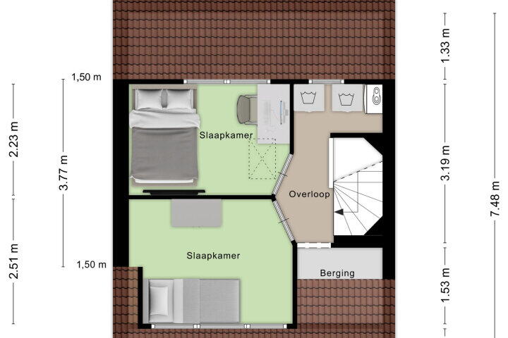 Plattegrond – Gagelberg 35, Roosendaal