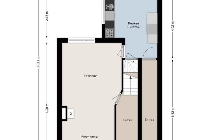 Plattegrond – Gagelsweg 50, Steenwijk