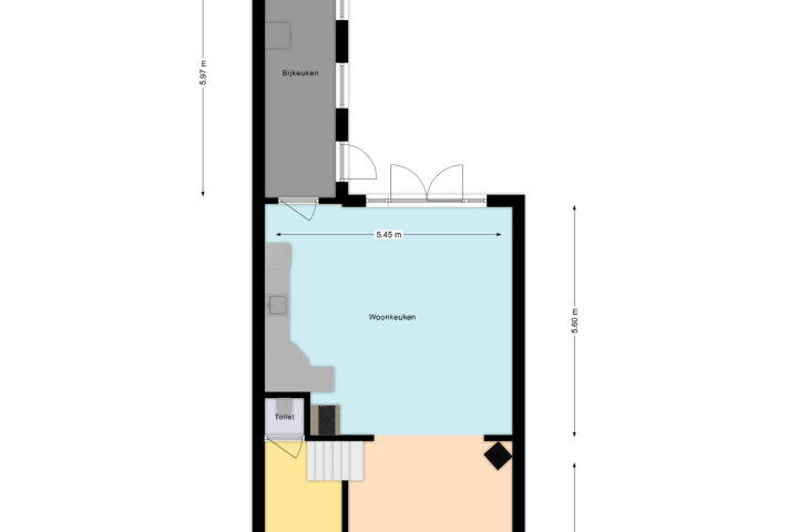 Plattegrond – Galamagracht 37, IJlst