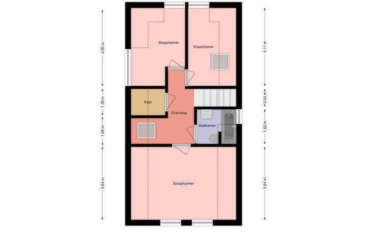 Plattegrond – Galamagracht 37, IJlst
