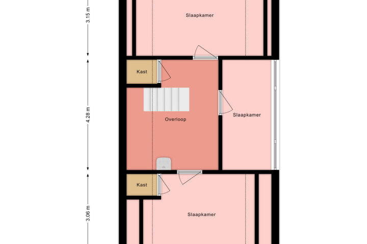 Plattegrond – Galamagracht 7, IJlst
