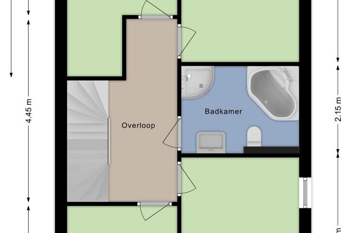 Plattegrond – Galjoen 01 28, Lelystad