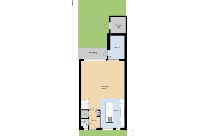 Plattegrond – Galjoen 10 38, Lelystad
