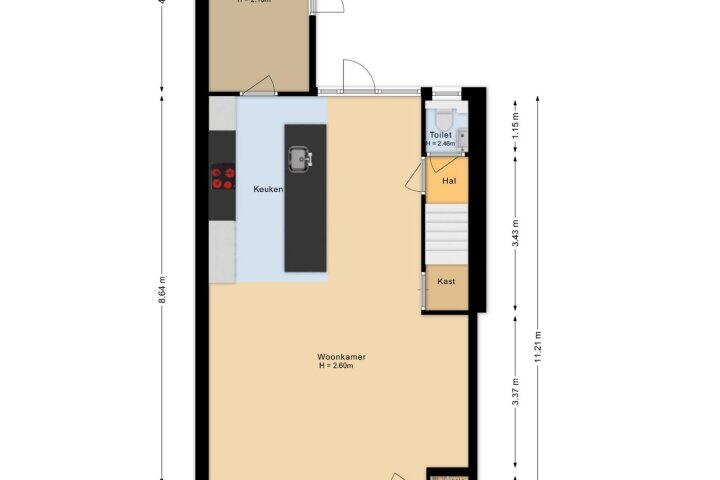 Plattegrond – Galjoen 29 19, Lelystad