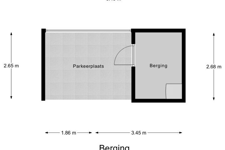 Plattegrond – Gamanderberg 18, Roosendaal