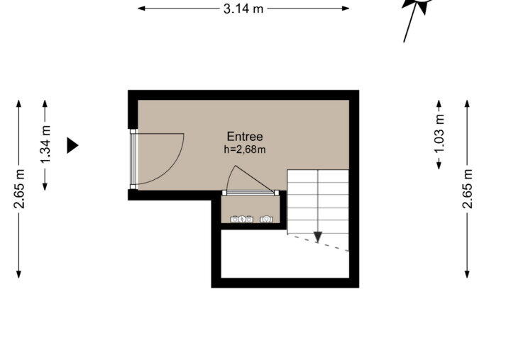 Plattegrond – Ganzenweg 18, Amsterdam
