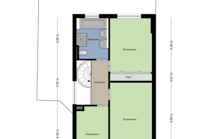 Plattegrond – Ganzerikweerd 17, Maastricht