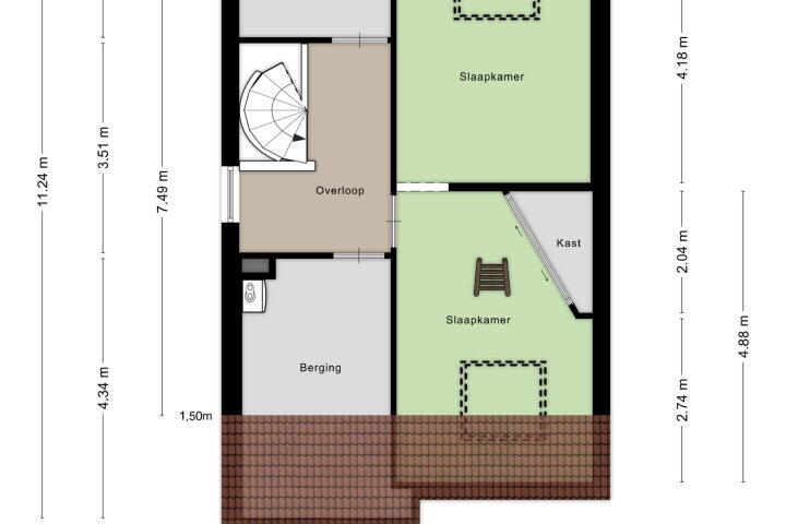 Plattegrond – Ganzerikweerd 17, Maastricht