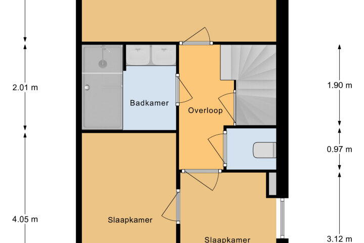 Plattegrond – Garcia Lorcadomein 19, Maastricht