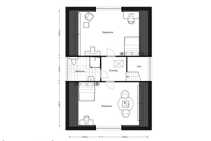 Plattegrond – Gariperwei 25, Oudega (Gem. Smallingerland)