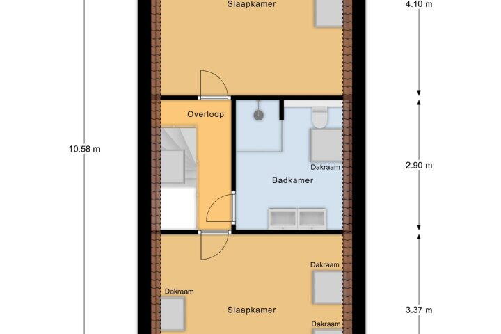 Plattegrond – Gastelseweg 164, Roosendaal
