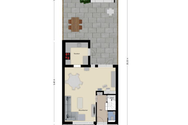 Plattegrond – Geerhoek 20, Wouw
