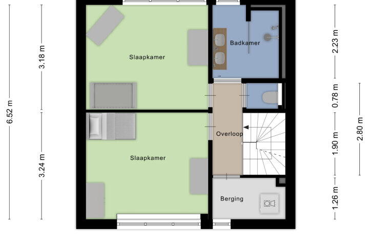 Plattegrond – Geerhoek 20, Wouw