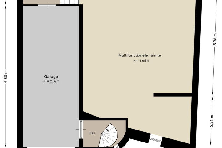 Plattegrond – Geernoutstraat 9, Amersfoort
