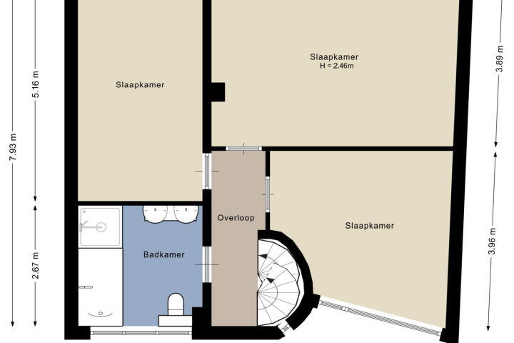 Plattegrond – Geernoutstraat 9, Amersfoort
