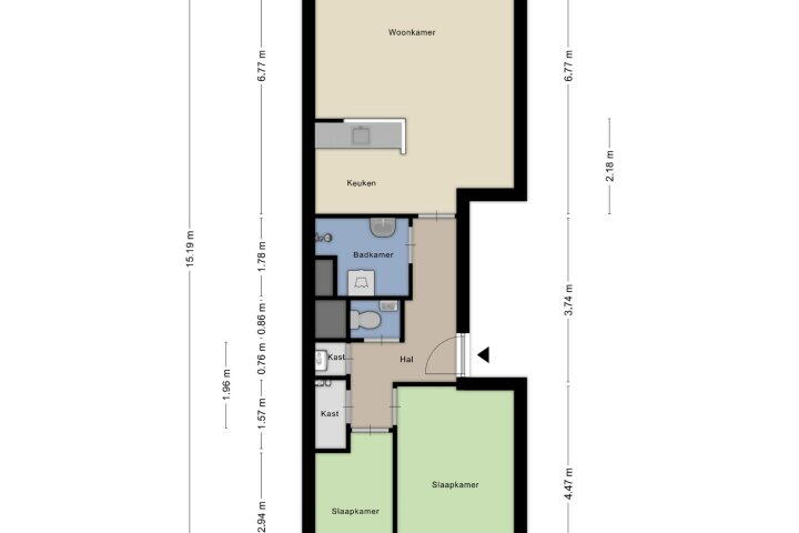 Plattegrond – Geitstraat 41, Heerlen