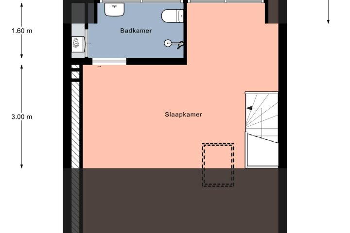 Plattegrond – Geluklaan 18, Roden